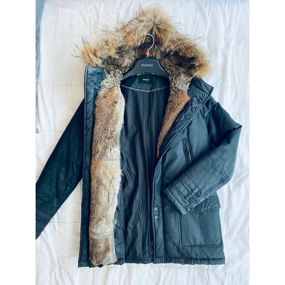 Rudsak fur lined hooded parka - Picture 3 of 4